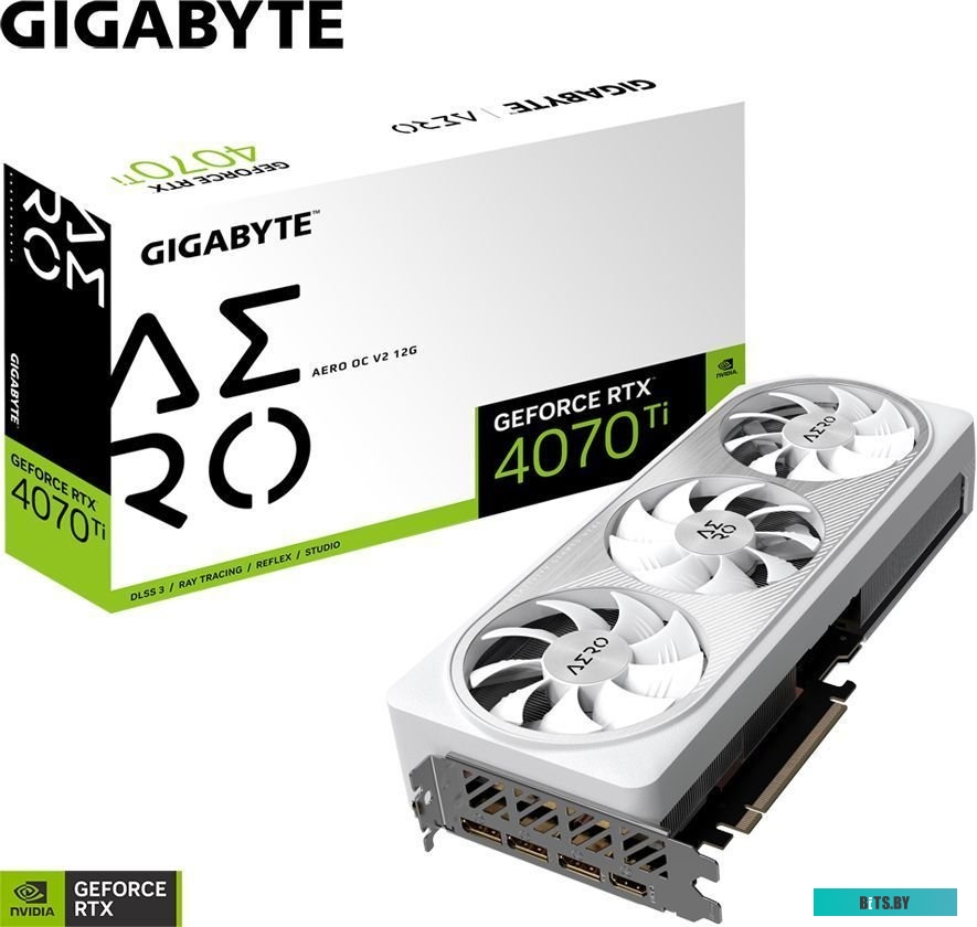 Gigabyte GeForce RTX 4070 Ti Aero OC V2 12G GV-N407TAERO OCV2-12GD