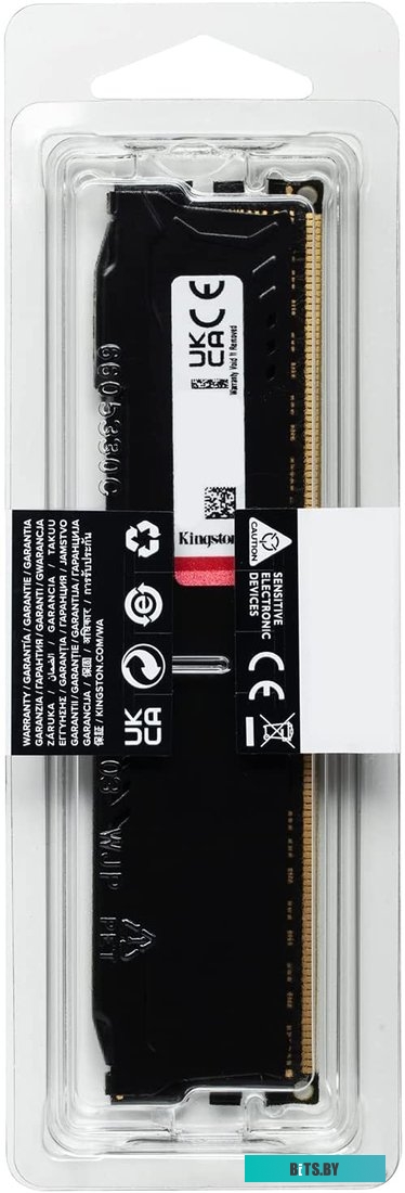 Модуль памяти Kingston FURY Beast 8GB DDR3 PC3-14900 KF318C10BB/8