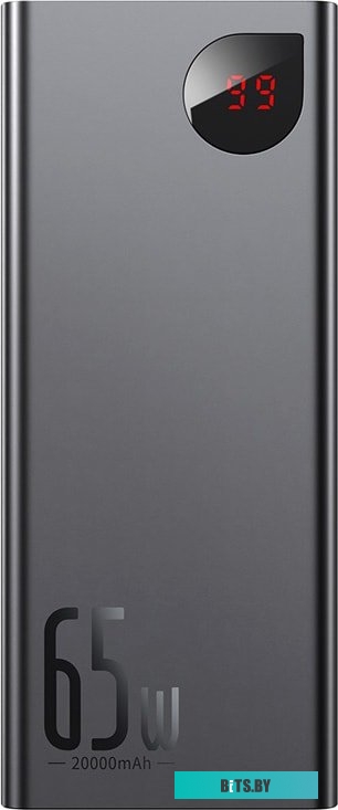 Портативное зарядное устройство Baseus Adaman Metal Digital Display PPIMDA-D01 20000mAh (черный)