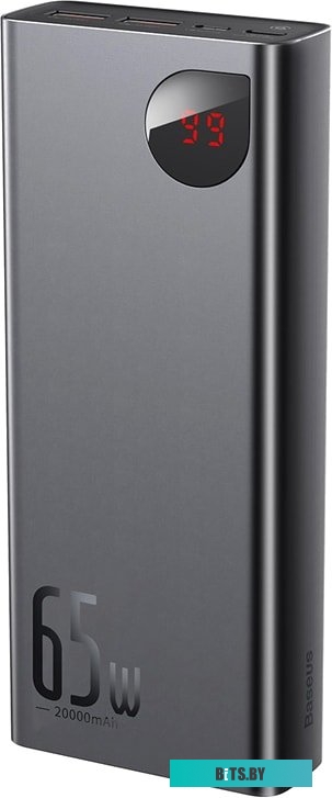 Портативное зарядное устройство Baseus Adaman Metal Digital Display PPIMDA-D01 20000mAh (черный)