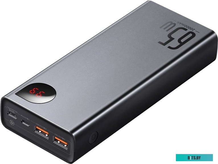 Портативное зарядное устройство Baseus Adaman Metal Digital Display PPIMDA-D01 20000mAh (черный)