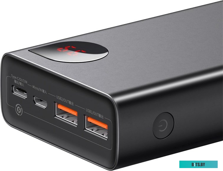 Портативное зарядное устройство Baseus Adaman Metal Digital Display PPIMDA-D01 20000mAh (черный)