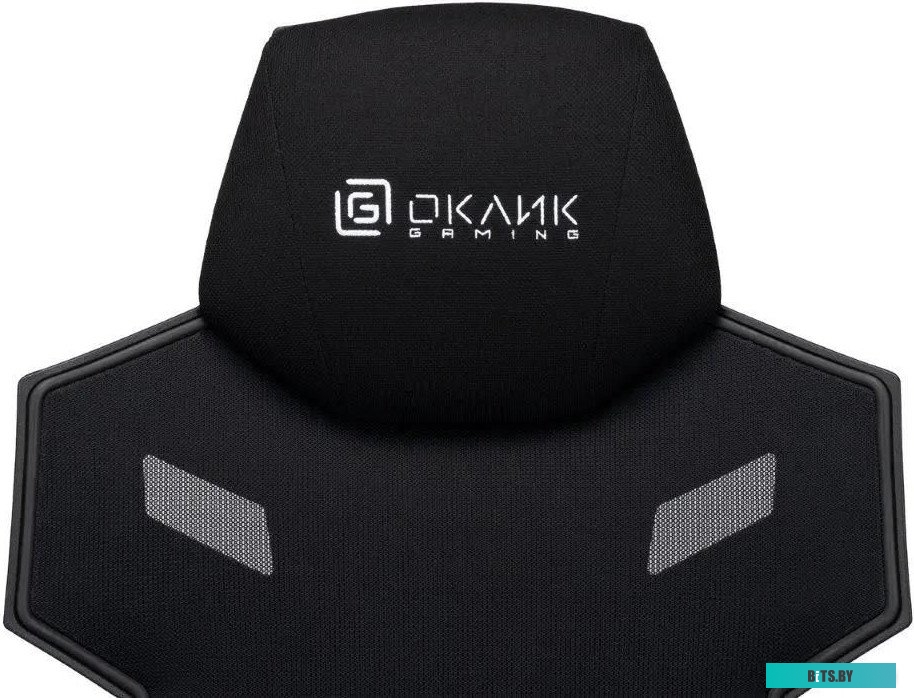 1892164 Кресло игровое Oklick 111G, на колесиках, сетка/ткань, черный [1892164]