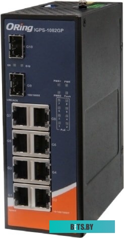 Коммутатор ORing IGPS-1082GP