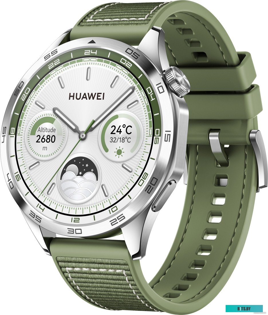 Смарт-часы Huawei Watch GT 4 46 мм зеленый