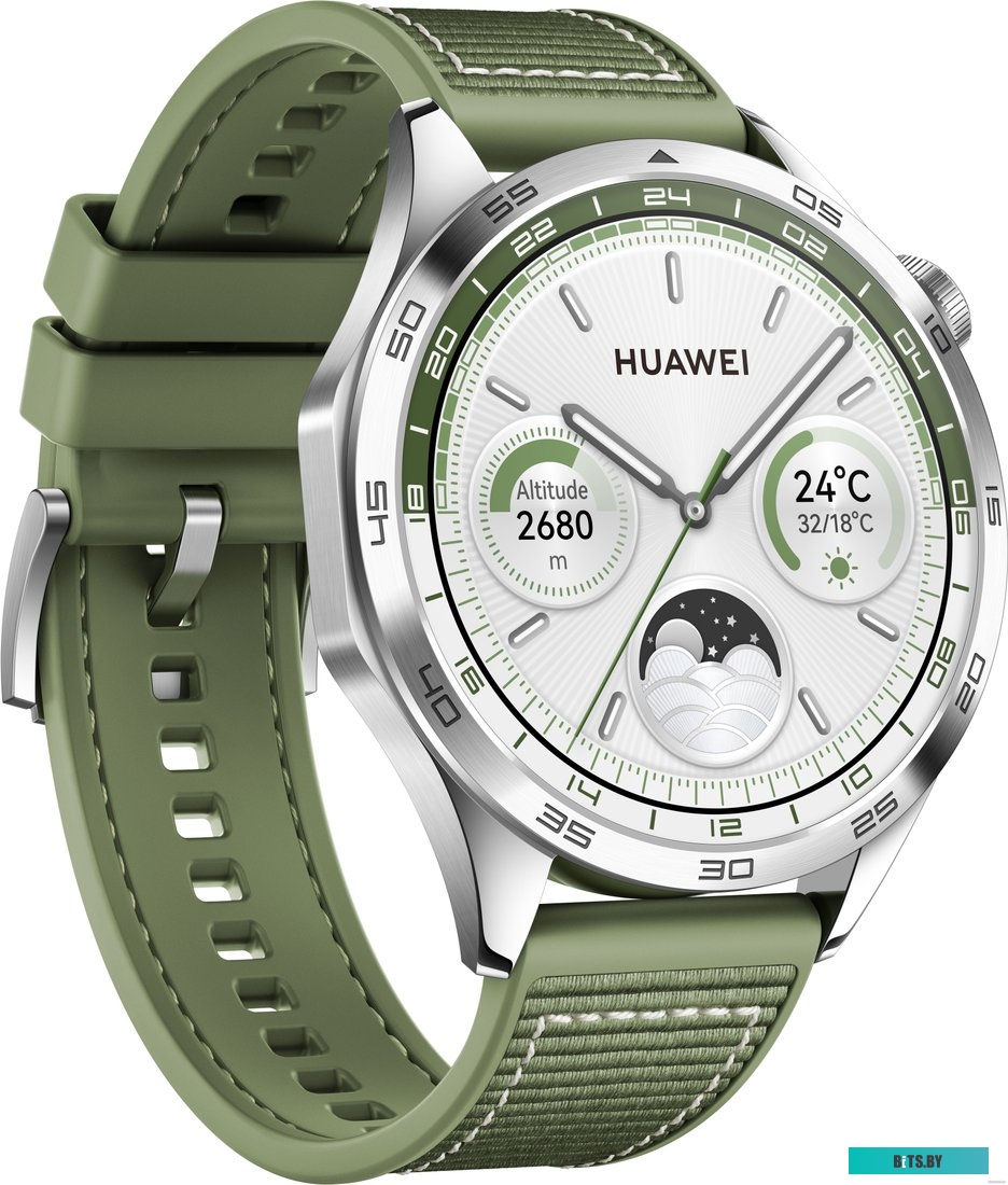 Смарт-часы Huawei Watch GT 4 46 мм зеленый
