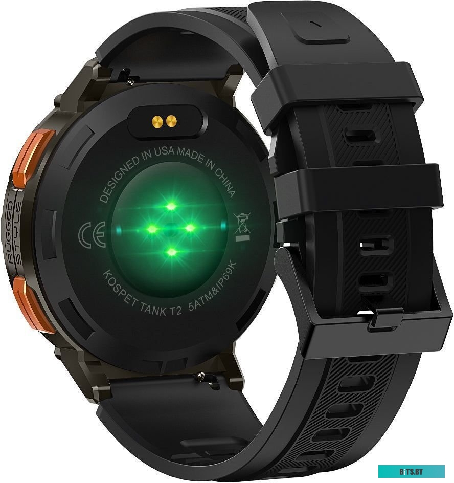 KOS-T2-SB Умные часы Kospet Tank T2 / KOS-T2-SB (сталь/черный)