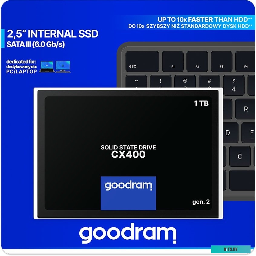 SSD Накопитель Goodram CX400 gen.2 1TB SSDPR-CX400-01T-G2