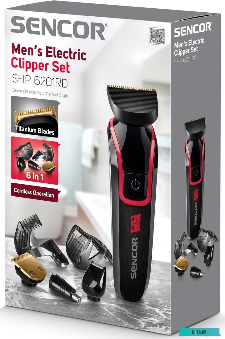 SHP 6201RD Машинка для стрижки волос Sencor SHP 6201RD