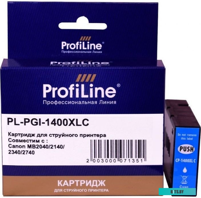 Струйный картридж ProfiLine PL-PGI-1400XLC