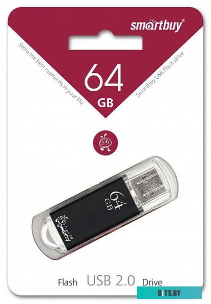 USB накопитель (Флешка) Smart Buy 64GB V-Cut Black (SB64GBVC-K)