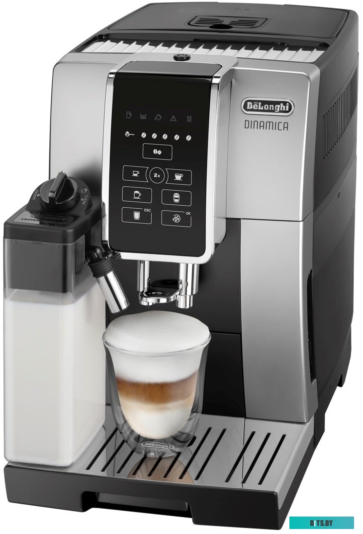 ECAM350.50.SB Кофемашина Delonghi Dinamica ECAM350.50.SB 1450Вт серебристый