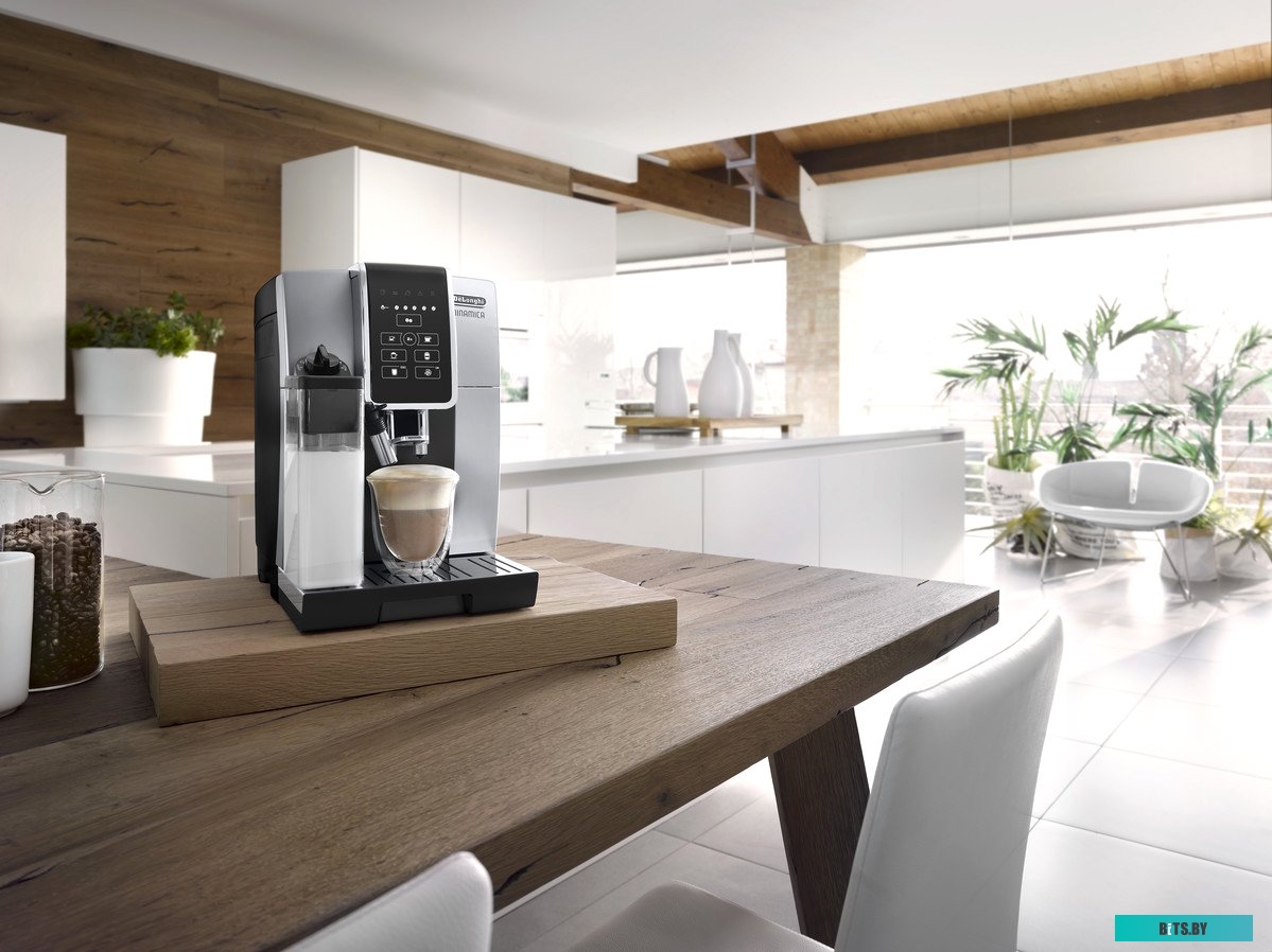 ECAM350.50.SB Кофемашина Delonghi Dinamica ECAM350.50.SB 1450Вт серебристый