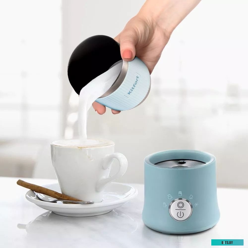 KT-7158-2 Капучинатор Kitfort KT-7158-2 (голубой)