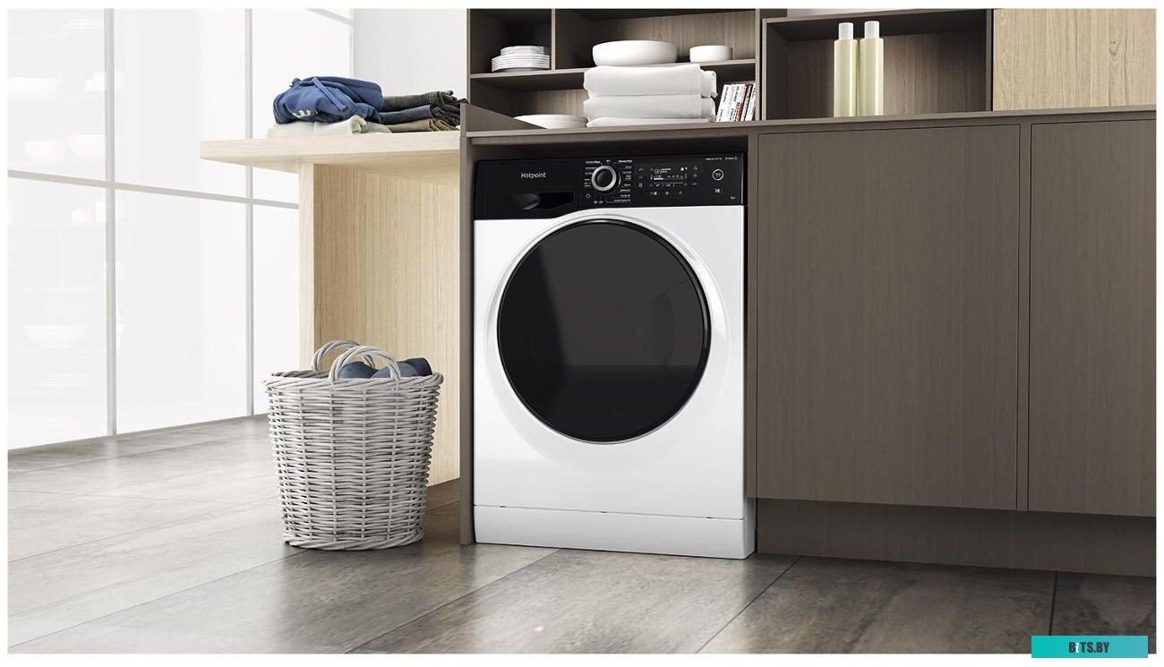 869991655530 Стиральная машина HOTPOINT NSD 7249 UD AVE RU, с фронтальной загрузкой, с паром, 7кг, 1200об/мин, инверторная