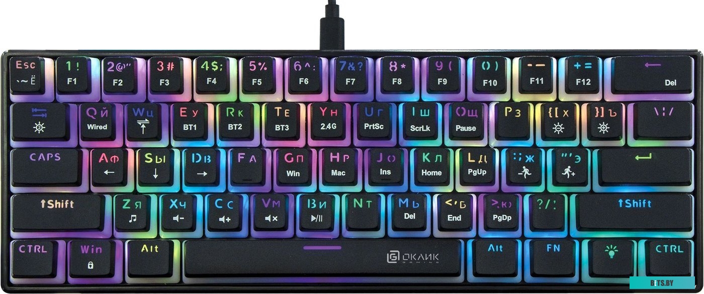 Клавиатура Oklick K763W 1920548