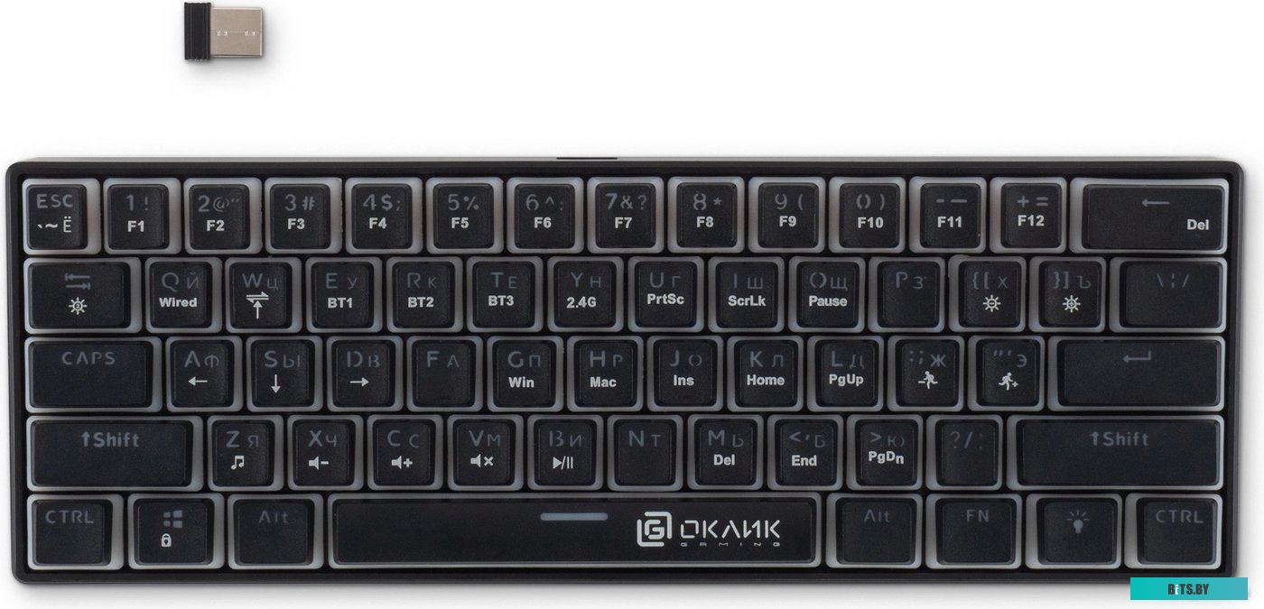 Клавиатура Oklick K763W 1920548