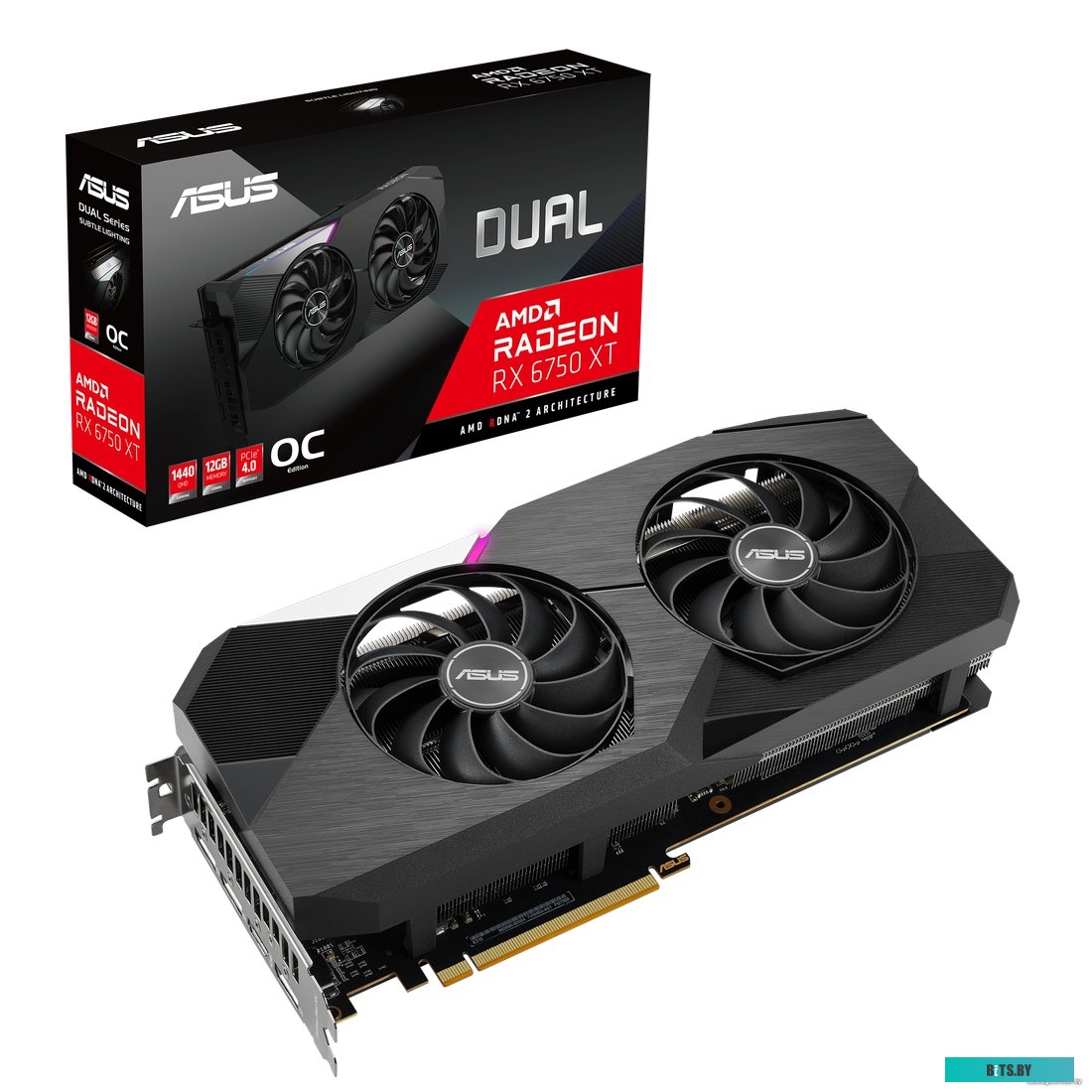 Видеокарта ASUS DUAL-RX6750XT-O12G