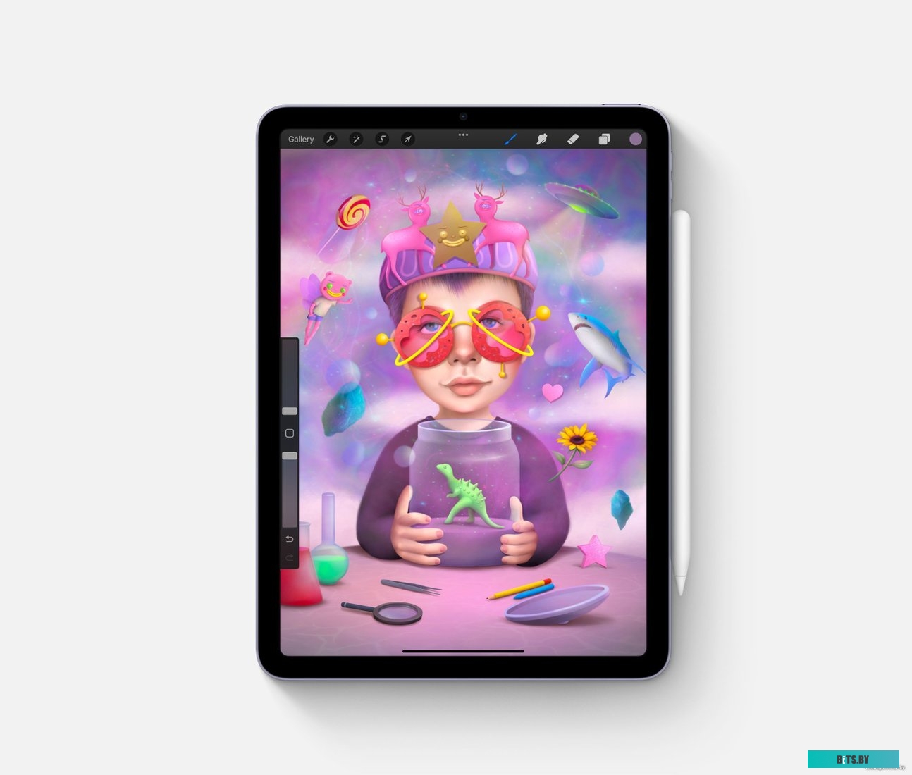 MM9C3LL/A Планшет Apple iPad Air 2022 A2588 M1 2.99 8C RAM8Gb ROM64Gb 10.9" IPS 2360x1640 iOS серый космос 12Mpix 12Mpix BT WiFi Touch 10hr