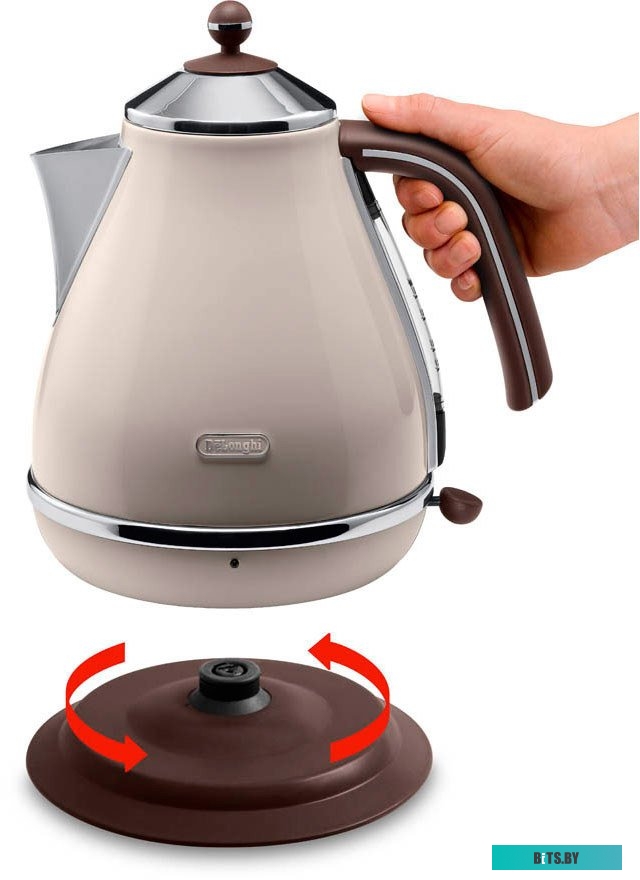 KBOV2001.BG Чайник электрический Delonghi KBOV2001.BG 1.7л. 2000Вт бежевый (корпус: металл)