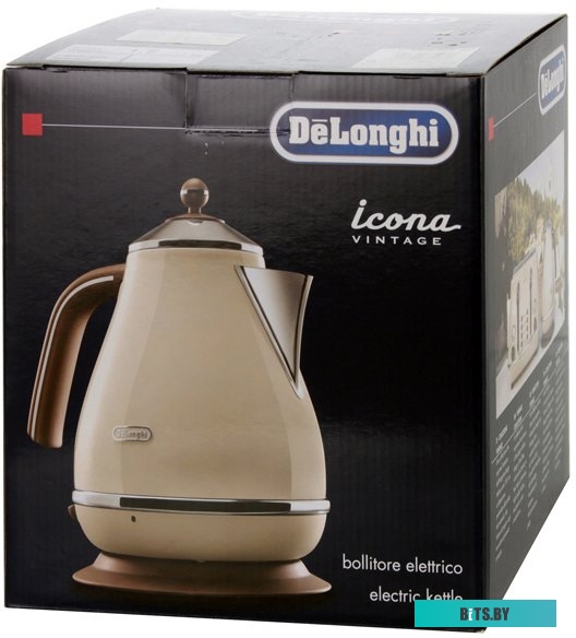 KBOV2001.BG Чайник электрический Delonghi KBOV2001.BG 1.7л. 2000Вт бежевый (корпус: металл)