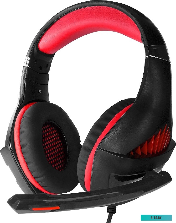 Наушники игровые Crown CMGH-2000 Black&red