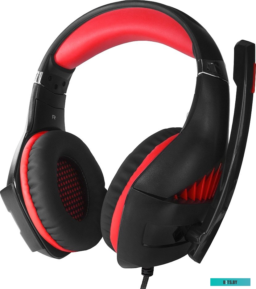 Наушники игровые Crown CMGH-2000 Black&red