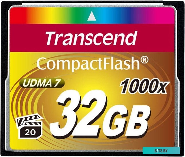 Карта памяти Transcend 1000x CompactFlash Ultimate 32GB (TS32GCF1000)