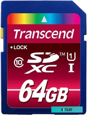 Карта памяти Transcend SDXC UHS-I (Class 10) 600x Ultimate 64GB (TS64GSDXC10U1)