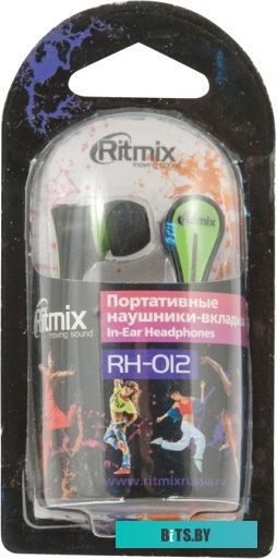Наушники (Гарнитура) Ritmix RH-012 (черный) <RH-012 Black>