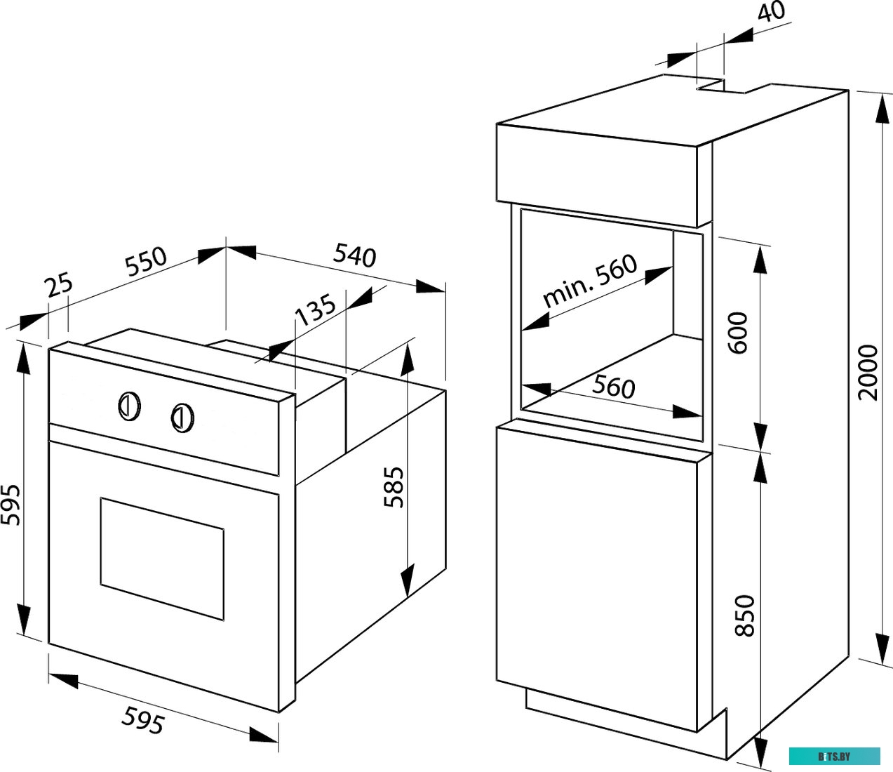 BOEI69471 Духовой шкаф HANSA BOEI69471