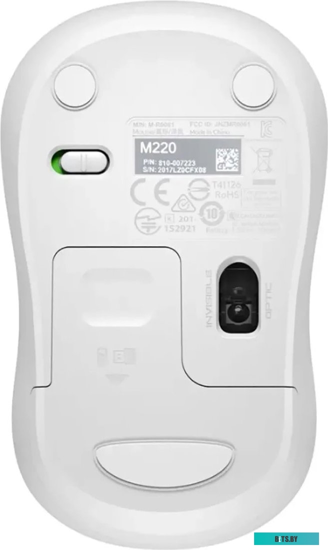 Мышь Logitech M220 Silent (белый) <910-006128>
