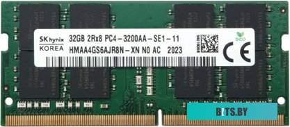 Модуль памяти Hynix DDR4 SODIMM 32GB PC4-25600 3200MHz HMAA4GS6CJR8N-XNN0