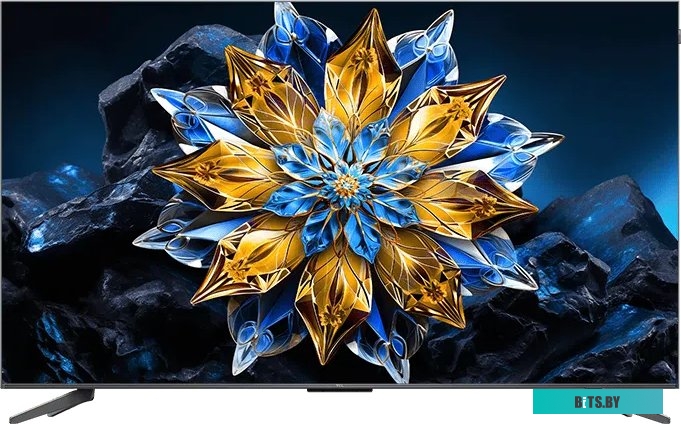 Телевизор TCL 75C655PRO, QLED, 4K Ultra HD, черный, СМАРТ ТВ, Google TV