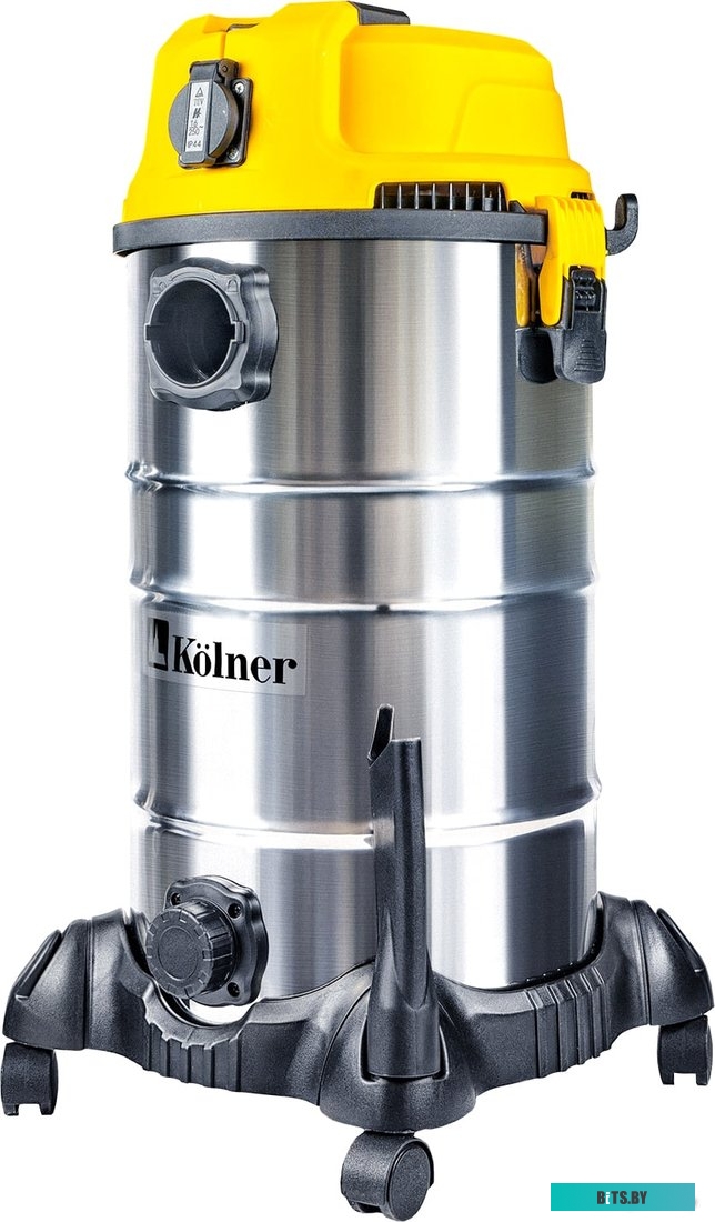 КН1800ДСВЦ Строительный пылесос KOLNER KVC 1800DS,  желтый [кн1800дсвц]