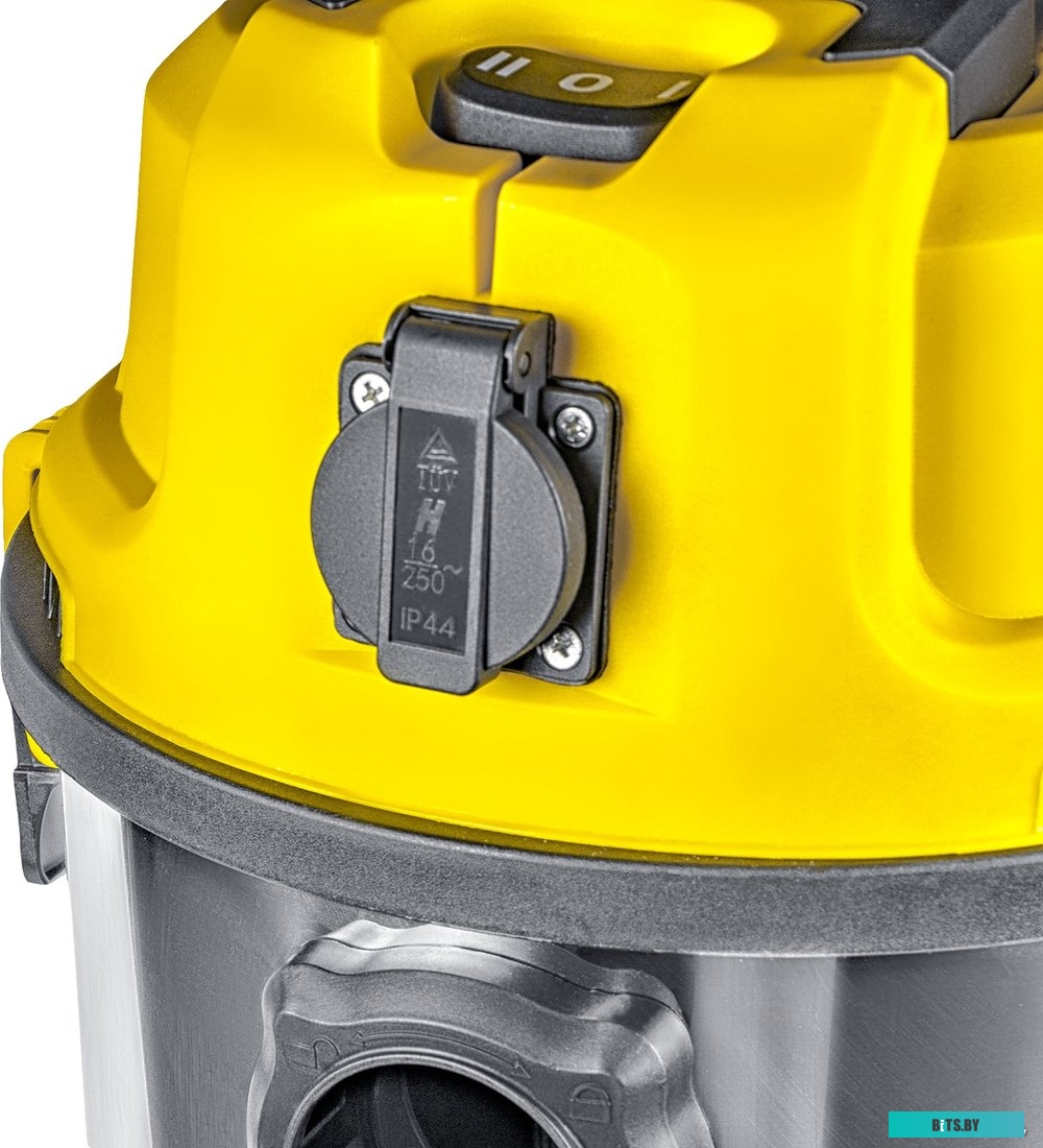 КН1800ДСВЦ Строительный пылесос KOLNER KVC 1800DS,  желтый [кн1800дсвц]