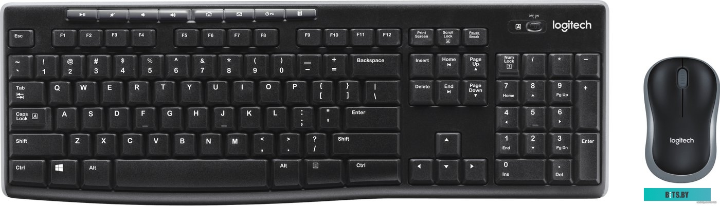 Комплект (мышь + клавиатура) Logitech Wireless Combo MK270 920-004536 (нет кириллицы)