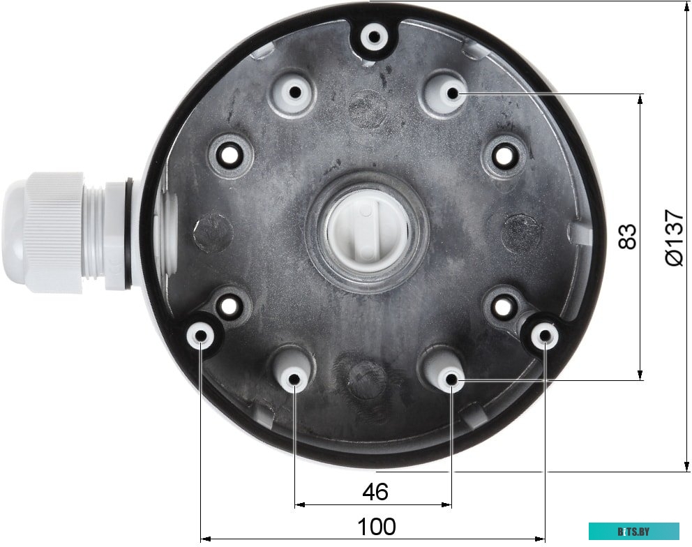 DS-1280ZJ-DM25 Монтажная коробка Hikvision DS-1280ZJ-DM25