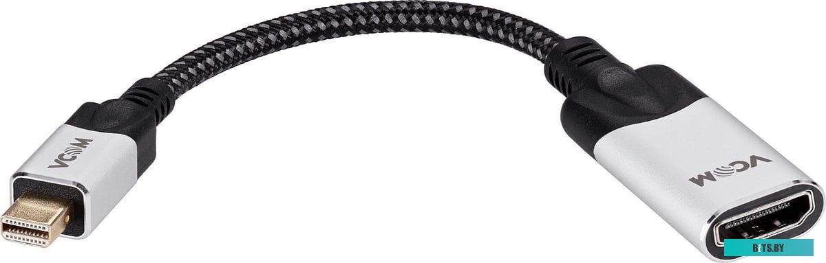 CG640M-0.15 Кабель-переходник DisplayPort(M) ---> HDMI(F)+VGA(F)4K@30Hz VCOM Allum shell<CG640M-0.15>