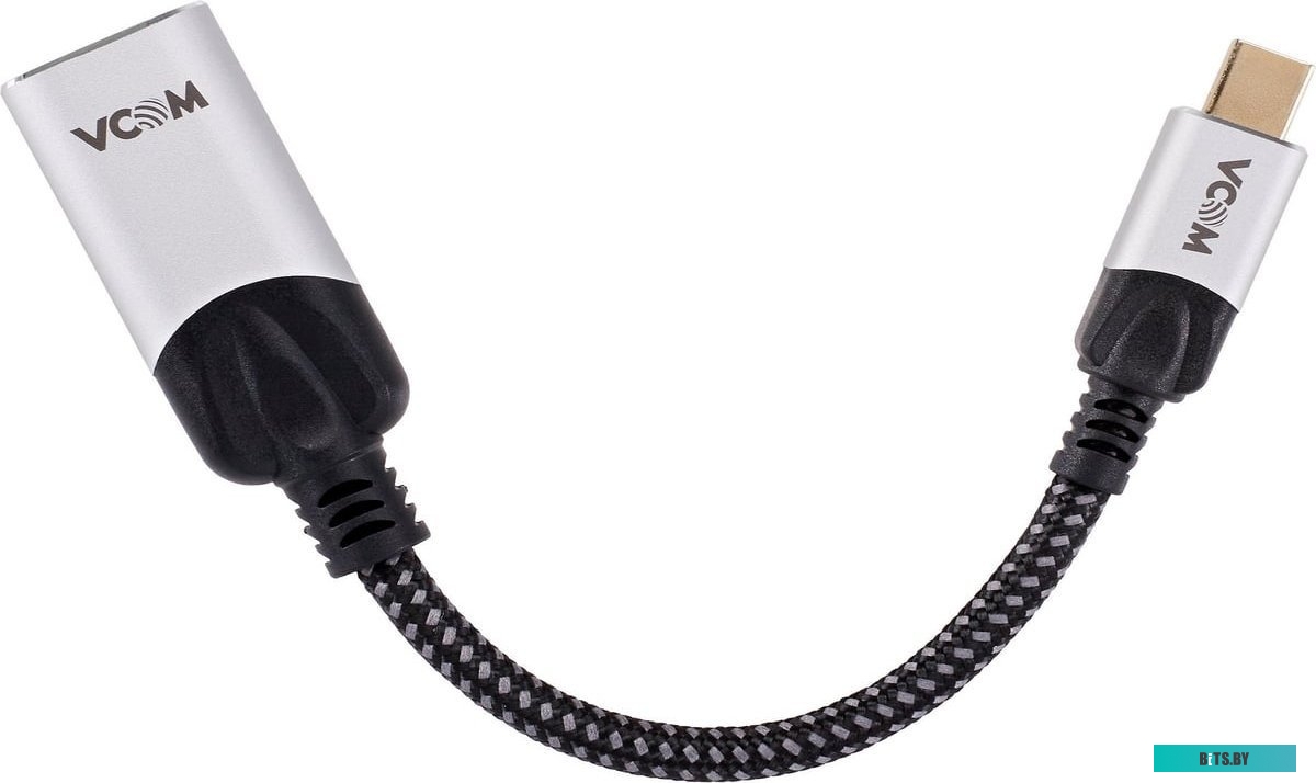 CG640M-0.15 Кабель-переходник DisplayPort(M) ---> HDMI(F)+VGA(F)4K@30Hz VCOM Allum shell<CG640M-0.15>