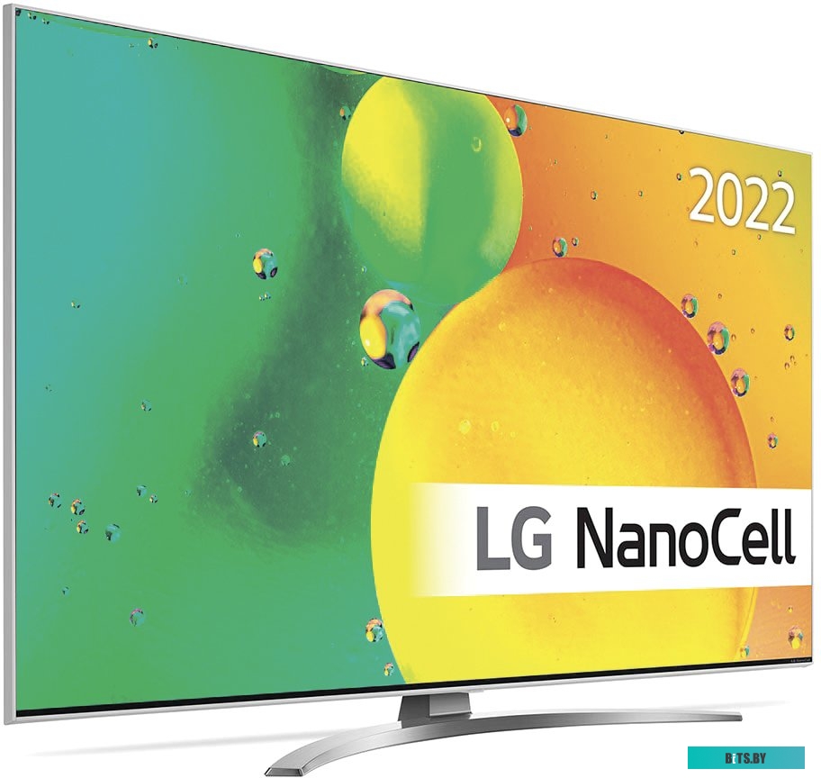 43NANO766QA.ARUB Телевизор ЖК 43" LG/ 43", NanoCell, Ultra HD, Smart TV,Wi-Fi, DVB-T2/C/S2, 2.0ch (20W), 3HDMI,2 USB,черный