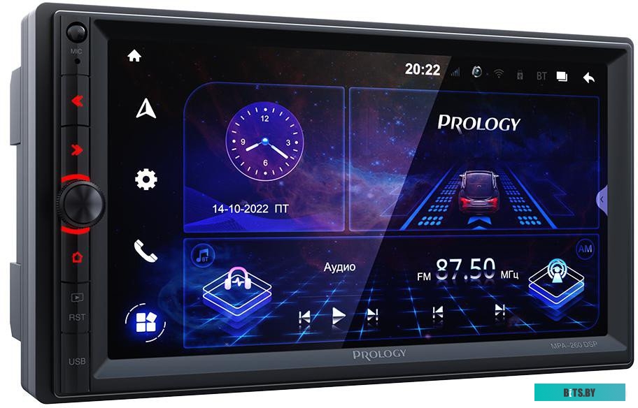 PRMPA260 Автомагнитола Prology MPA-260 DSP 2DIN 4x60Вт