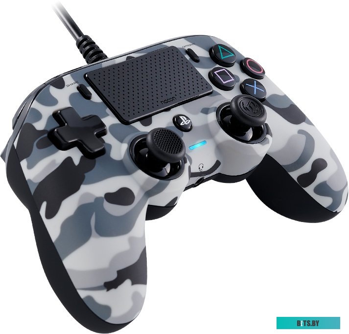 Геймпад Nacon Camo Wired Compact (серый) <PS4OFCPADCAMGREY>