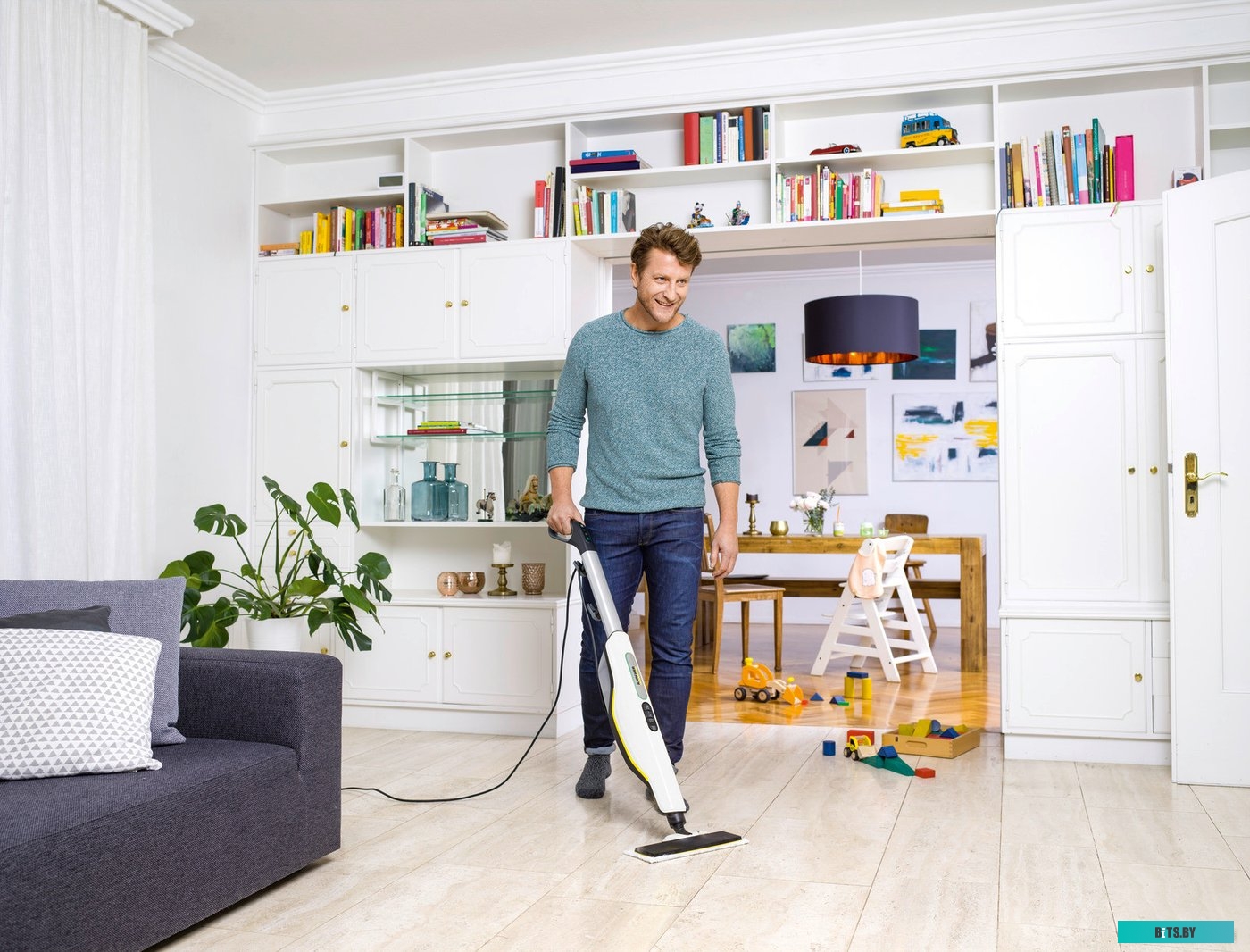 1.513-530.0 Швабра паровая Karcher SC 3 Upright 1600Вт белый