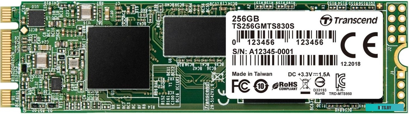 SSD Накопитель Transcend 830S 256GB TS256GMTS830S