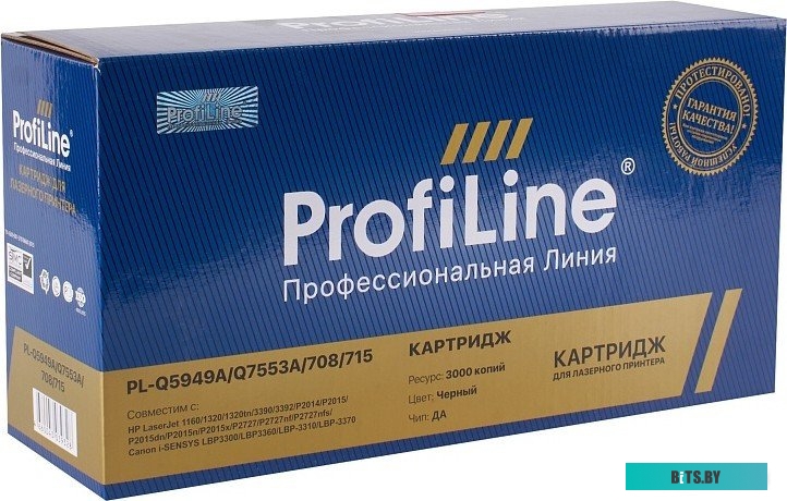 Тонер-картридж лазерный совместимый Profiline PL-Q5949A/7553A/708/715 2102603990080