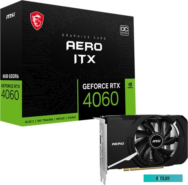 Видеокарта MSI GeForce RTX 4060 Aero ITX 8G OC 912-V812-012