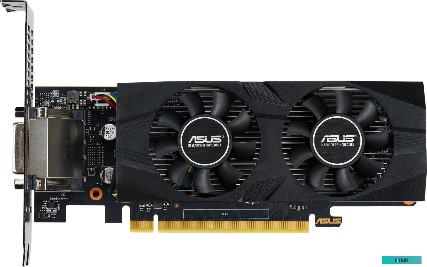 Видеокарта Asus GeForce GTX 1650 OC edition 4GB GDDR5 GTX1650-O4G-LP-BRK