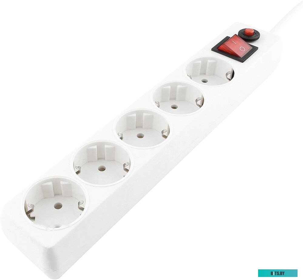 Сетевой фильтр Гарнизон ЕНLB-5 1.4 м 5 р черный