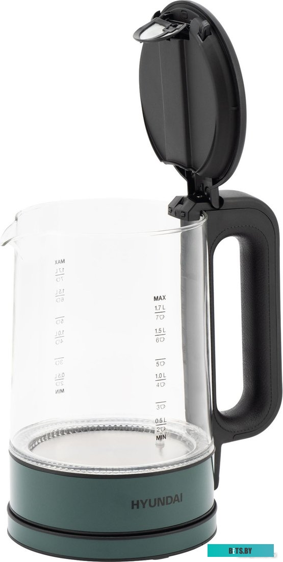 Чайник электрический Hyundai HYK-S4805 темно-зеленый